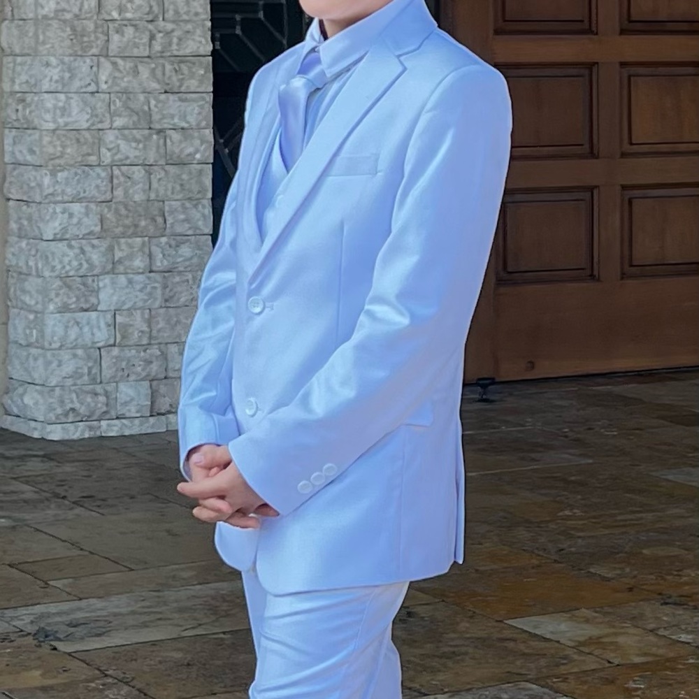 Holy Communion White twill SUIT # 507390 Romano